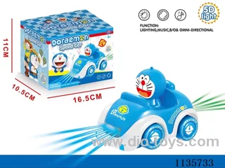 B/O Tinkerbell cat car with 5D light music (blue)