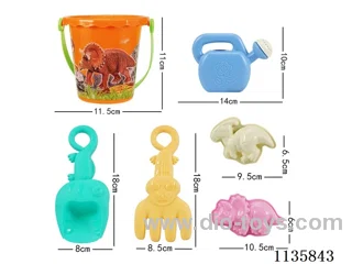 6PCS beach toys