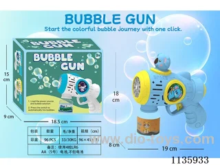 Automatic bubble gun with light not included battery