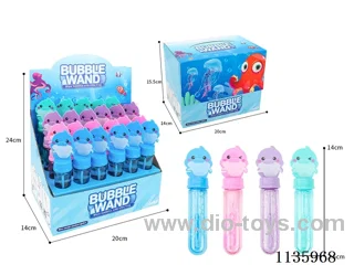 Dolphin Bubble Wand (4 colours)