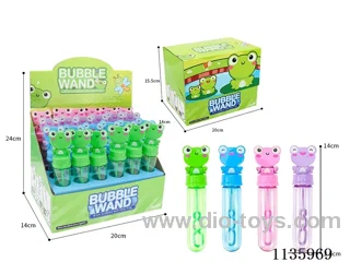 Frog Bubble Wand (4 colours)
