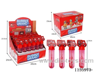Fire engine bubble wands (1 colour 4 models)