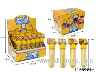 Engineering vehicle bubble wands (1 colour 4 models)