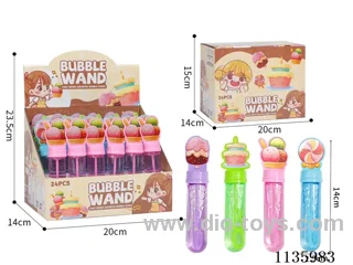 Dessert Bubble Wand (4 colours, 4 models)