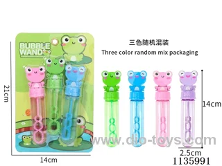 Frog Bubble Wand (3 colours)