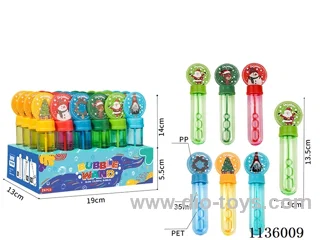 Christmas Bubble Wand (6 models, 6 colours)