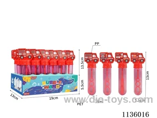 Fire engine bubble wands (1 colour 4 models)