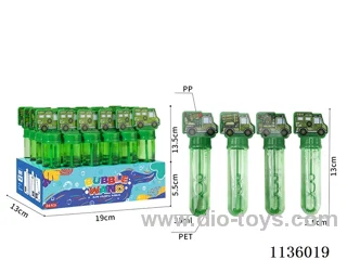 Military vehicle bubble wands (1 colour 4 models)