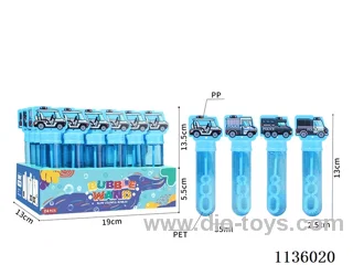 Police car bubble wands (1 colour 4 models)