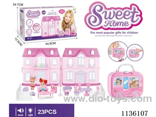 Villa Storage Box Princess Misty with Fence Furniture (Lights and Music)