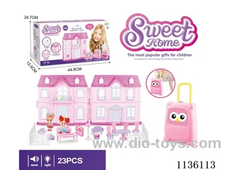 Villa Storage Box Princess Misty with Fence Furniture (Lights Music)