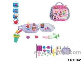 Colorful clay toys