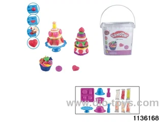 Colorful clay toys