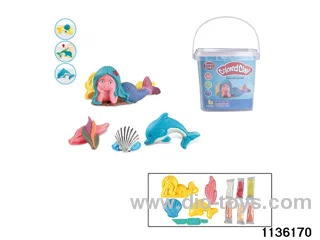 Colorful clay toys