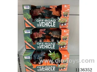 Dinosaur set (pull back function)