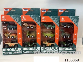 Rollback Dinosaur Alloy Car