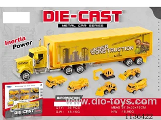 Alloy Car Engineering Set (Sliding)