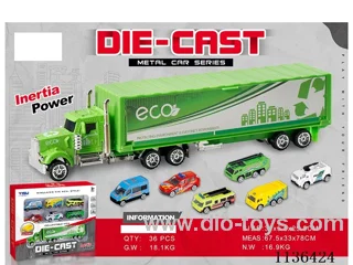 Alloy Car City Set (Glide)