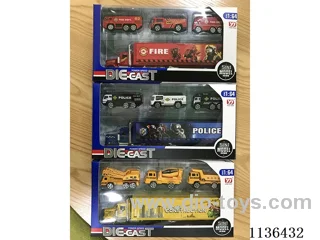 Alloy Cargo Car Set Glide