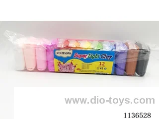 12 colours in large bag 12.5g Candy Clay