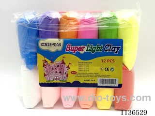 12 Colours 50g Clay