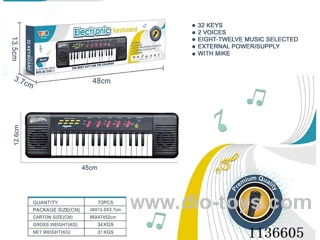 32 Keys Electronic Piano with Microphone