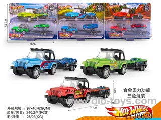 pull back alloy car with sliding alloycar 1PCS