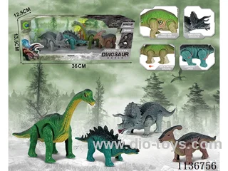 B/O Wind-Up Dinosaur Paraceratops / Brachiosaurus / Triceratops / Stegosaurus