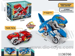 B/O Universal Transformer Dinosaur Vehicle