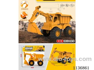 Skidding construction vehicle