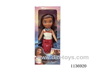 10 inch full body vinyl II Ocean Kiwi Princess Moana + necklace