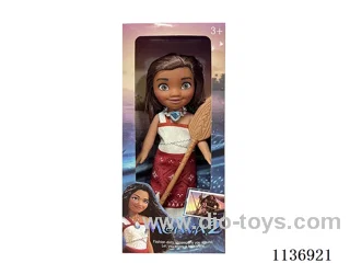 10 inch full body vinyl II Ocean Kiwi Princess Moana + necklace + paddle