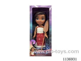 14-inch vinyl hand solid body lights theme song music II Ocean's Kiwi Princess Moana + oars