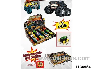 12pcs pull back car