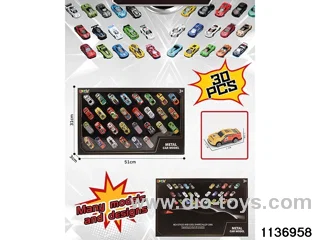 30pcs pull back car