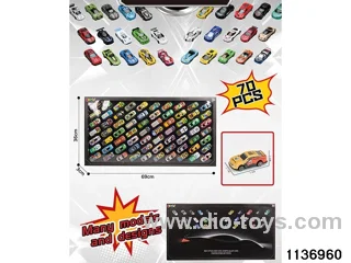 70pcs pull back car