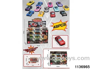 48pcs Sliding Alloy Car