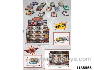 48pcs pull back car