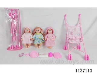 14’ Drinking Doll (with Urinal Function, English IC, 5 pieces set)