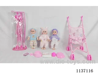14’ Drinking Doll (with Urinal Function, English IC, 5 pieces set)