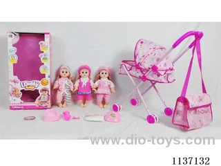 14’ Drinking Doll (with Pee, English IC, Iron Trolley, 5pcs set)