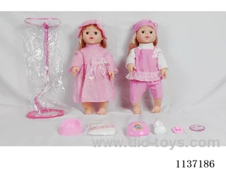20’ Drinking Vinyl Doll with Urinal Function, English IC, 5 pcs set)