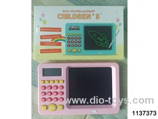 Pink - Oral Maths Trainer Calculator & LCD Drawing & Writing Board 2-in-1 English IC (Li-Po 10300)