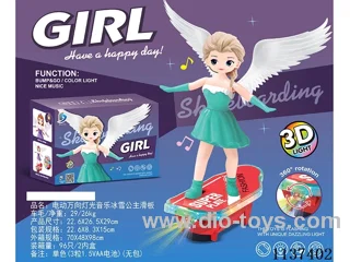 B/O universal light music Snow Princess skateboards