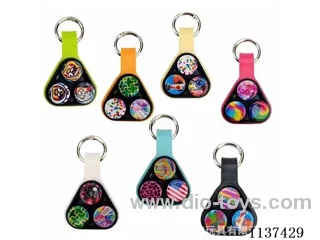 Explosive triangle magnetic buckle poppuck Fidget decompression toy put elastic pop-up magnet toy POPPUCK magnetic decompression play