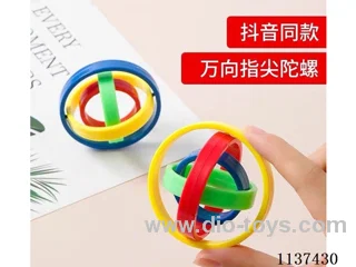 Same style 3d printing creative radish ring creation toy Friction rotating fingertip TOP ring decompression toy genuine