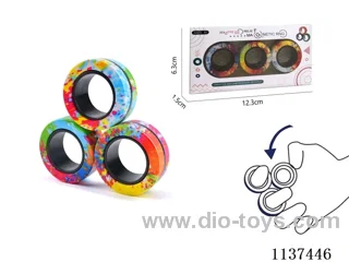 Cross-border Explosive Spot Magnetic Ring Decompression Toy