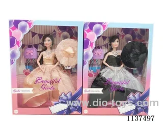 11.5 inch hard body barbie doll doll + jewellery accessories