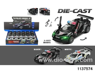 1:32 Alloy Pull Back Car W L/M