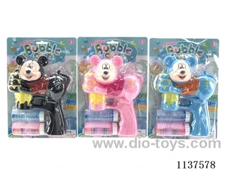Electric Mickey Bubble Gun
